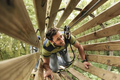 Go Ape! Tree Top Adventure.