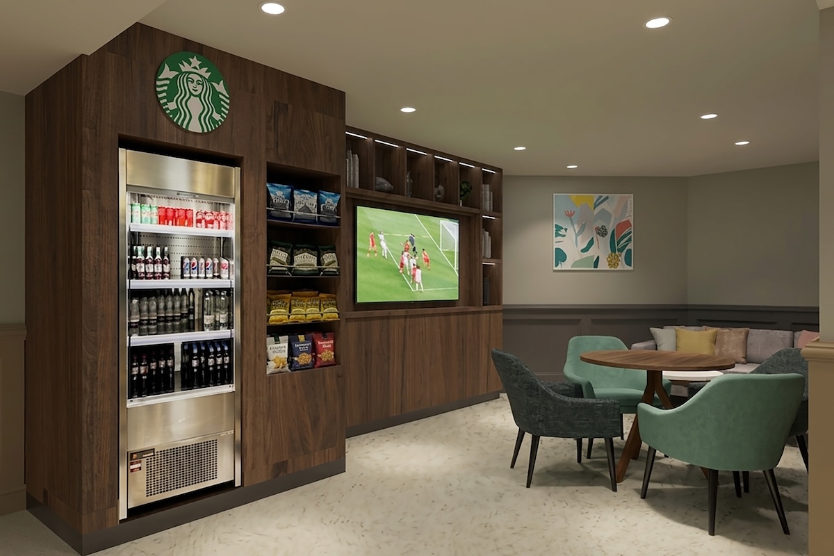 Holiday Inn Ashford Starbucks.